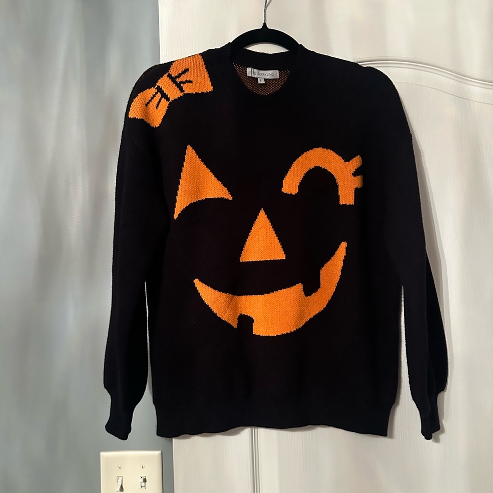 Miss Sparkling Pumpkin Sweater-NEW, SOLD OUT STYLE